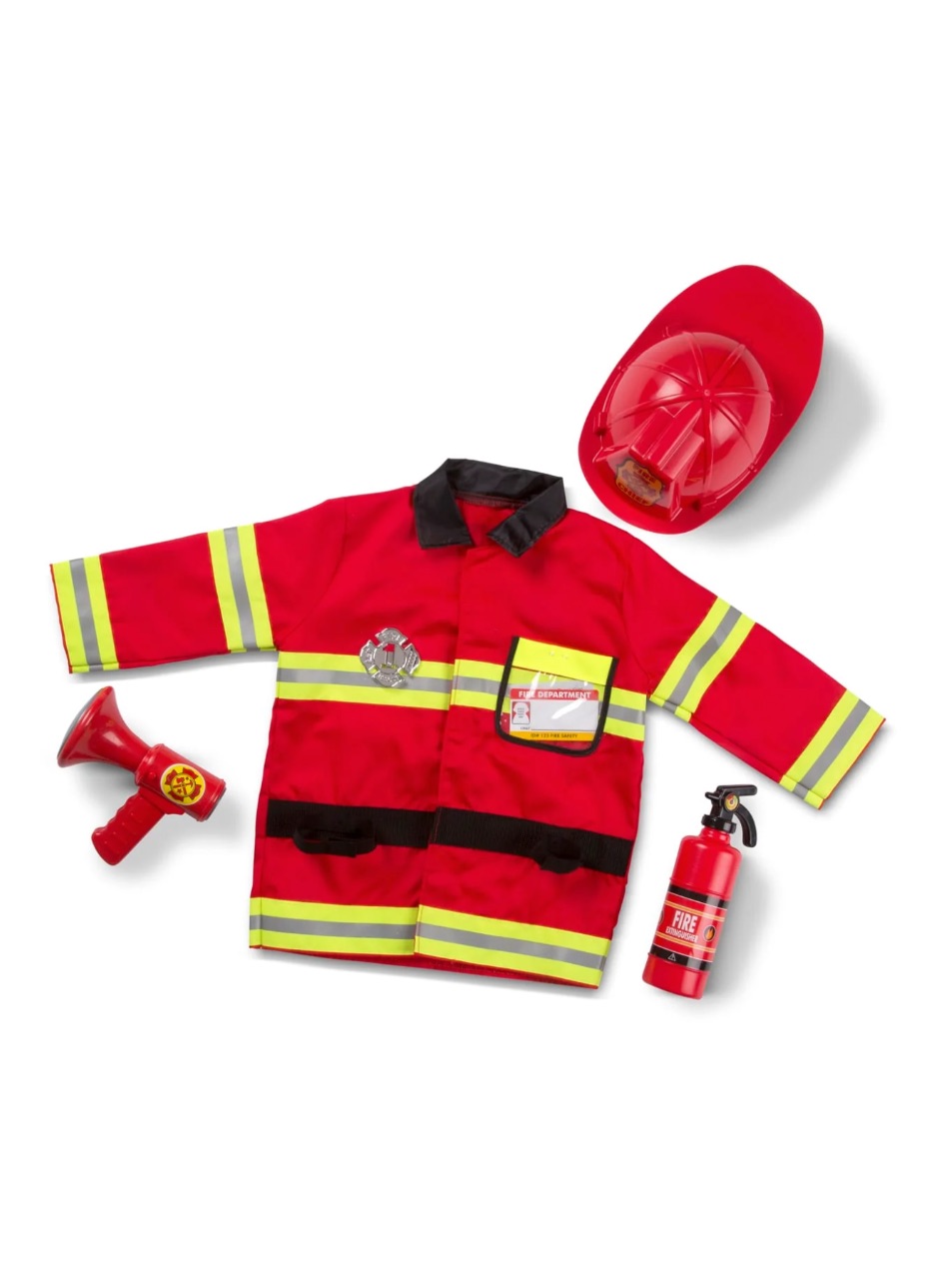 Melissa & Doug Fireman Halloween Costume One Size (3-6y) — image 2 of 8